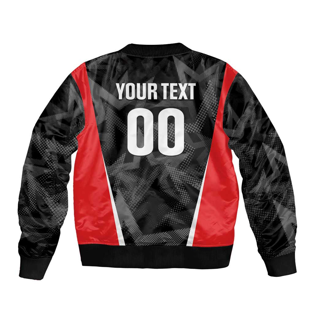 Custom Soccer 2026 USA Bomber Jacket Black Stars Version