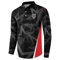 Custom Soccer 2026 USA Button Sweatshirt Black Stars Version