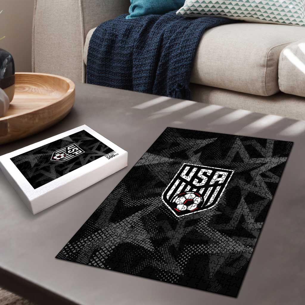 Soccer 2026 USA Puzzle Black Stars Version