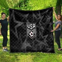 Soccer 2026 USA Quilt Black Stars Version