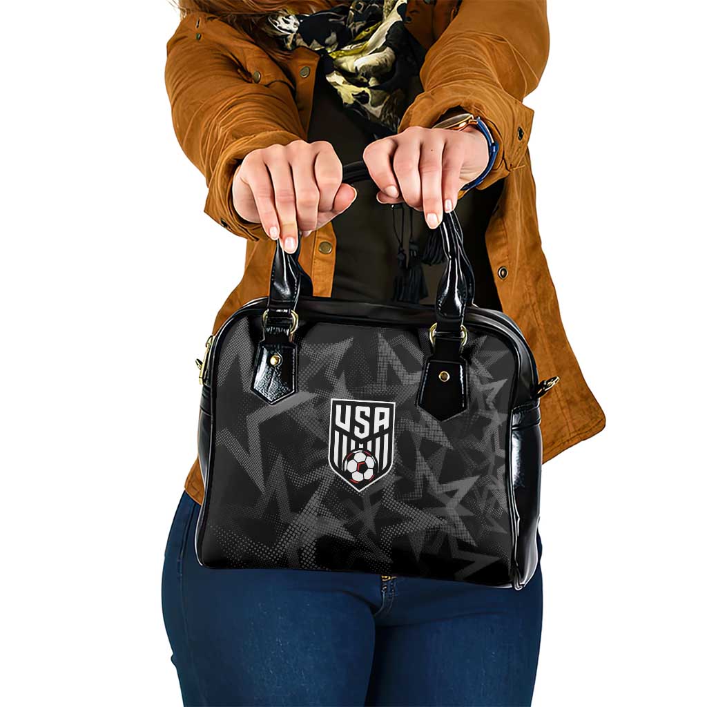 Soccer 2026 USA Shoulder Handbag Black Stars Version