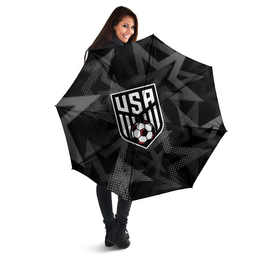Soccer 2026 USA Umbrella Black Stars Version