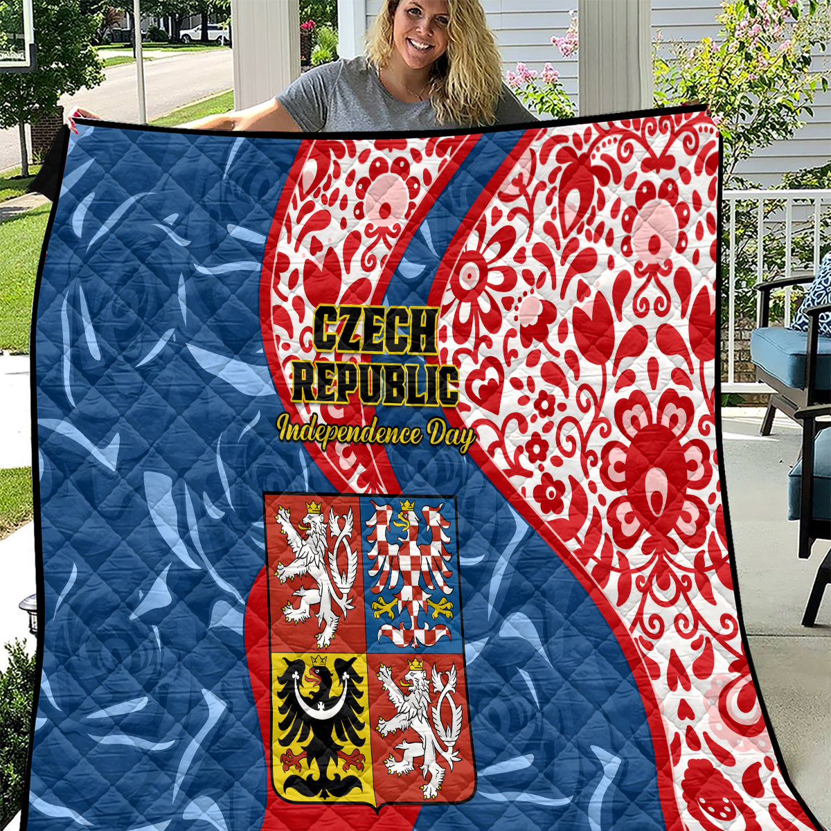 czech-republic-independence-day-quilt-czechia-coat-of-arms-embroidery-motif