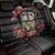 Sugar Skull Couple Valentine Back Car Seat Cover Roses Romantic Love