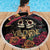 Sugar Skull Couple Valentine Beach Blanket Roses Romantic Love