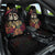 Sugar Skull Couple Valentine Car Seat Cover Roses Romantic Love