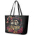 Sugar Skull Couple Valentine Leather Tote Bag Roses Romantic Love