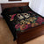 Sugar Skull Couple Valentine Quilt Bed Set Roses Romantic Love