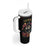 Personalised Sugar Skull Couple Valentine Tumbler With Handle Roses Romantic Love