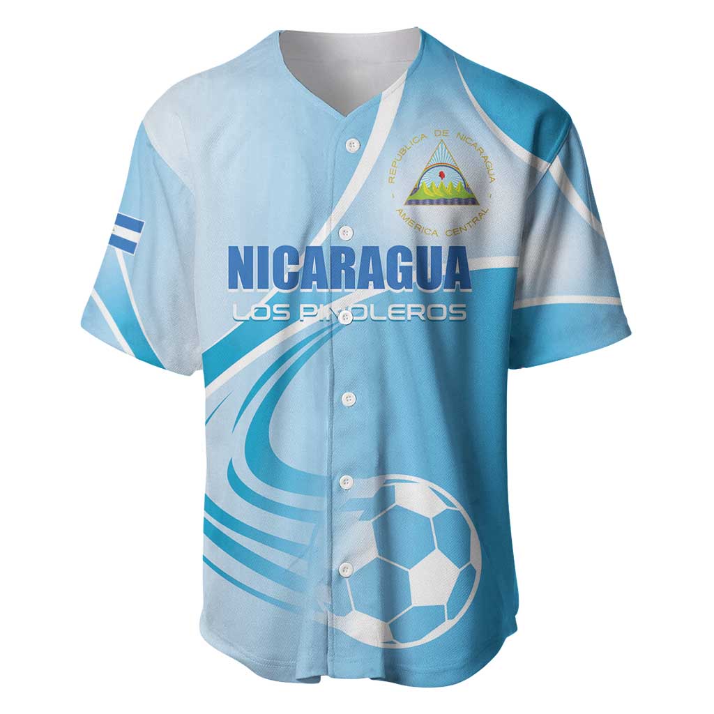 Custom Nicaragua Football Baseball Jersey Vamos Los Pinoleros