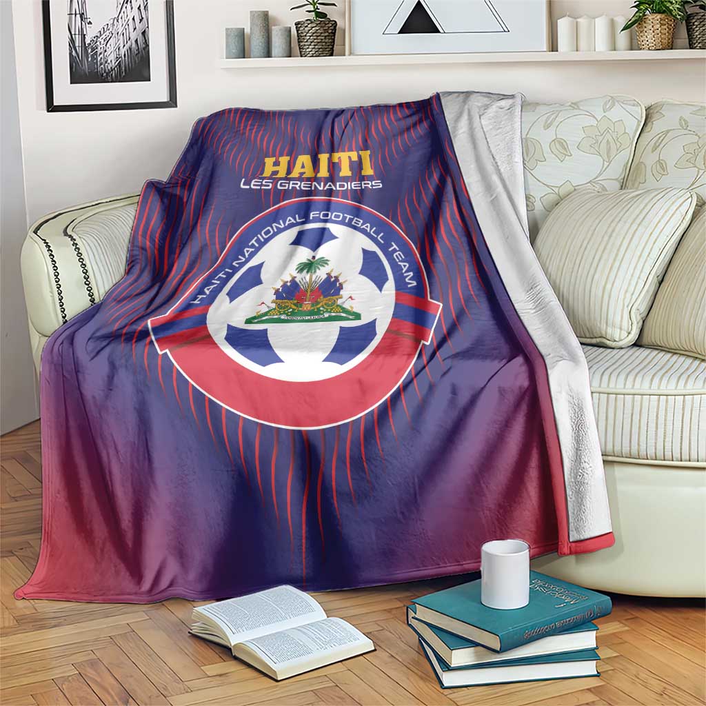 Haiti Football Blanket Come On Les Grenadiers