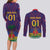 Custom Haiti Football Couples Matching Long Sleeve Bodycon Dress and Long Sleeve Button Shirt Come On Les Grenadiers