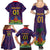 Custom Haiti Football Family Matching Summer Maxi Dress and Hawaiian Shirt Come On Les Grenadiers