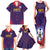 Custom Haiti Football Family Matching Tank Maxi Dress and Hawaiian Shirt Come On Les Grenadiers