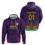 Custom Haiti Football Hoodie Come On Les Grenadiers