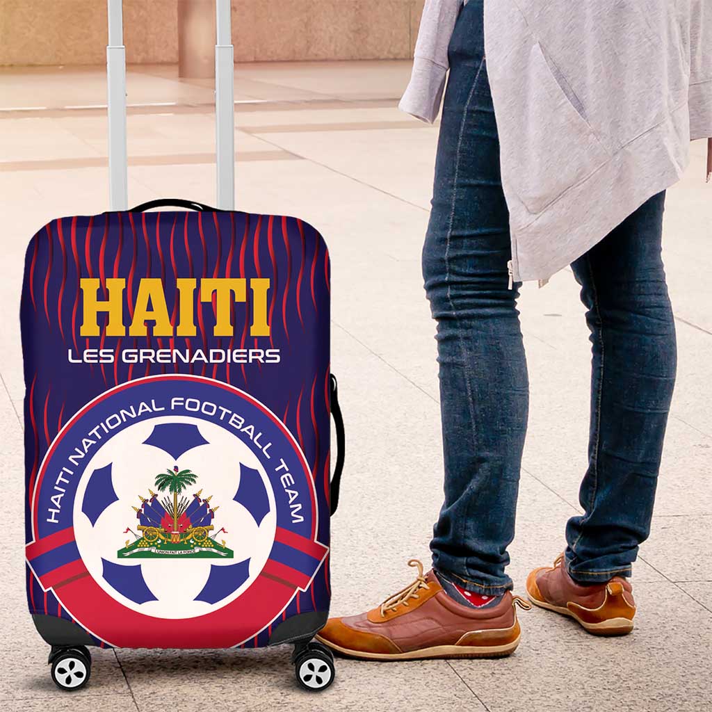 Haiti Football Luggage Cover Come On Les Grenadiers