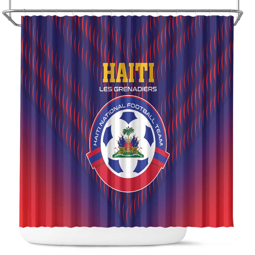 Haiti Football Shower Curtain Come On Les Grenadiers