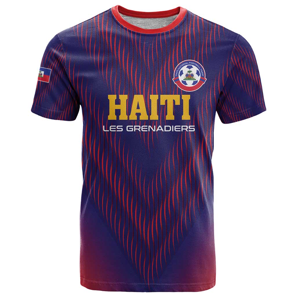 Custom Haiti Football T Shirt Come On Les Grenadiers