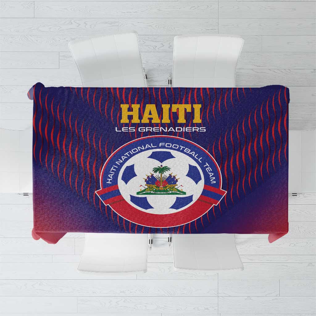 Haiti Football Tablecloth Come On Les Grenadiers