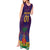 Custom Haiti Football Tank Maxi Dress Come On Les Grenadiers