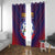 Haiti Football Window Curtain Come On Les Grenadiers