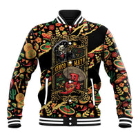 Mexico Cinco de Mayo Baseball Jacket Fiesta and then Siesta