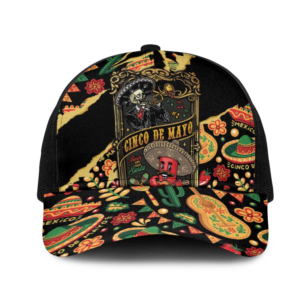 Mexico Cinco de Mayo Baseball Net Cap Fiesta and then Siesta