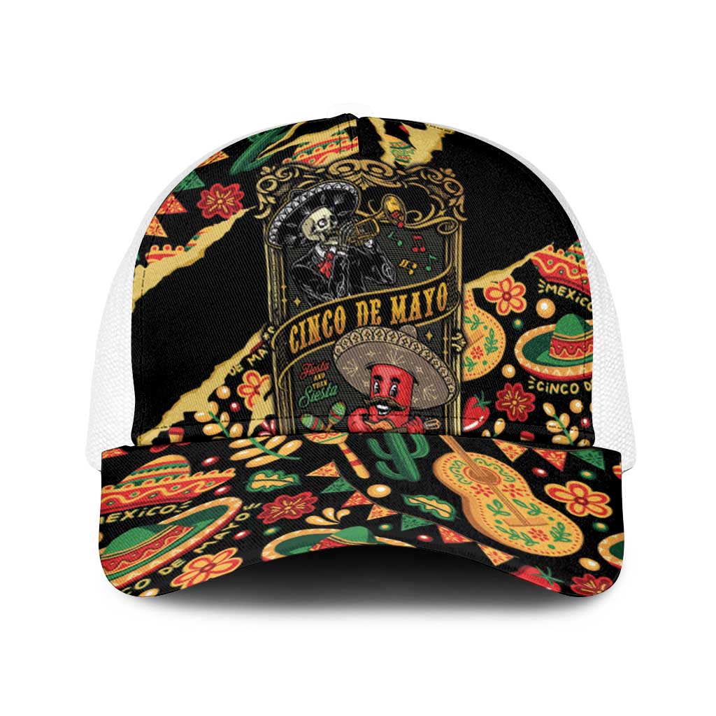 Mexico Cinco de Mayo Baseball Net Cap Fiesta and then Siesta