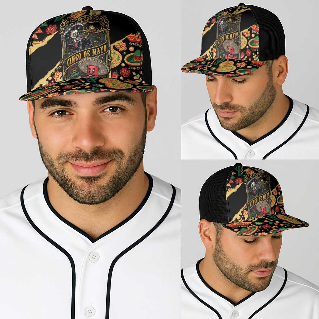 Mexico Cinco de Mayo Baseball Net Cap Fiesta and then Siesta