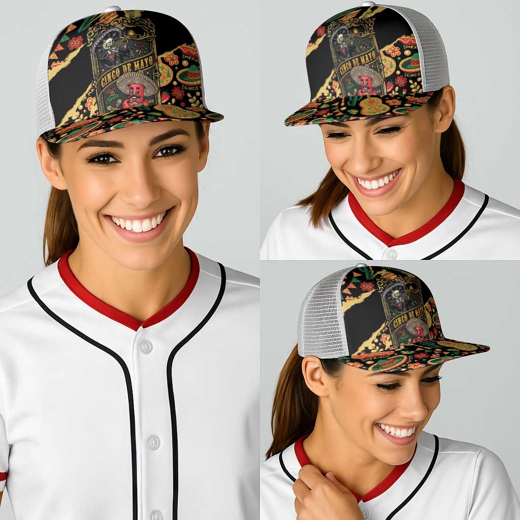 Mexico Cinco de Mayo Baseball Net Cap Fiesta and then Siesta