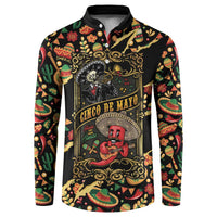 Mexico Cinco de Mayo Button Sweatshirt Fiesta and then Siesta