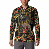 Mexico Cinco de Mayo Button Sweatshirt Fiesta and then Siesta