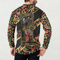 Mexico Cinco de Mayo Button Sweatshirt Fiesta and then Siesta