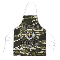 USA 250th Anniversary Apron Eagle Camouflage Zipper Stylized