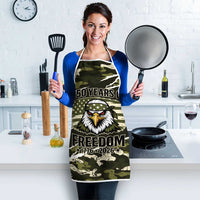 USA 250th Anniversary Apron Eagle Camouflage Zipper Stylized