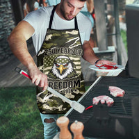 USA 250th Anniversary Apron Eagle Camouflage Zipper Stylized