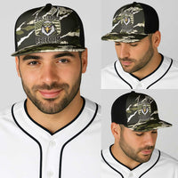 USA 250th Anniversary Baseball Net Cap Eagle Camouflage Zipper Stylized