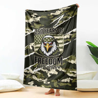 USA 250th Anniversary Blanket Eagle Camouflage Zipper Stylized