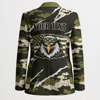 Personalized USA 250th Anniversary Blazer Eagle Camouflage Zipper Stylized
