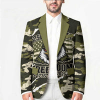 Personalized USA 250th Anniversary Blazer Eagle Camouflage Zipper Stylized