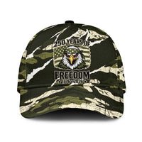 USA 250th Anniversary Classic Cap Eagle Camouflage Zipper Stylized
