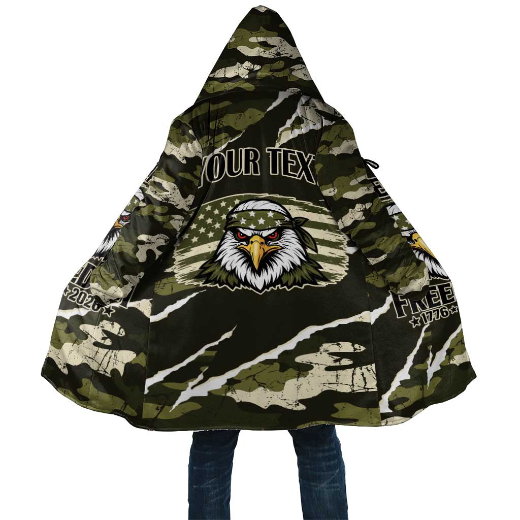Personalized USA 250th Anniversary Cloak Eagle Camouflage Zipper Stylized