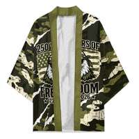 Personalized USA 250th Anniversary Kimono Eagle Camouflage Zipper Stylized