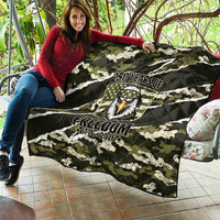 USA 250th Anniversary Quilt Eagle Camouflage Zipper Stylized