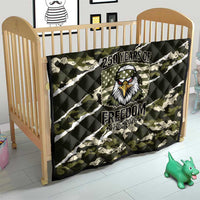 USA 250th Anniversary Quilt Eagle Camouflage Zipper Stylized