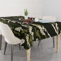 USA 250th Anniversary Tablecloth Eagle Camouflage Zipper Stylized