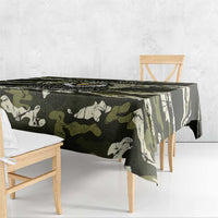 USA 250th Anniversary Tablecloth Eagle Camouflage Zipper Stylized
