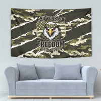 USA 250th Anniversary Tapestry Eagle Camouflage Zipper Stylized