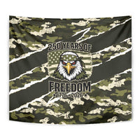 USA 250th Anniversary Tapestry Eagle Camouflage Zipper Stylized