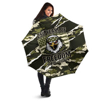 USA 250th Anniversary Umbrella Eagle Camouflage Zipper Stylized